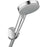 Shower Head Set Chrome 2-Spray Patterns Round Bathroom Modern Ergonomic - Image 1