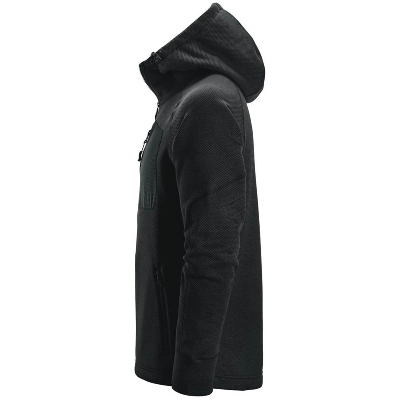 Snickers Work Hoodie Mens Regular Fit Black Breathable Full Zip Small 36in Chest - Image 4