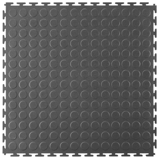 Interlocking Garage Floor Tile Graphite Non-Slip Fire Resistant 500x500mm 4 Pack - Image 1
