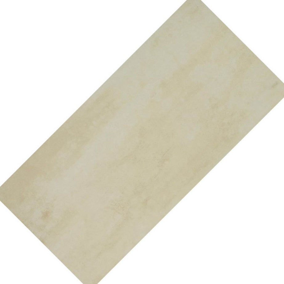 Kraus Vinyl Flooring Tile Effect Parson Cream Textured Waterproof 2.23m² 12 Pack - Image 1