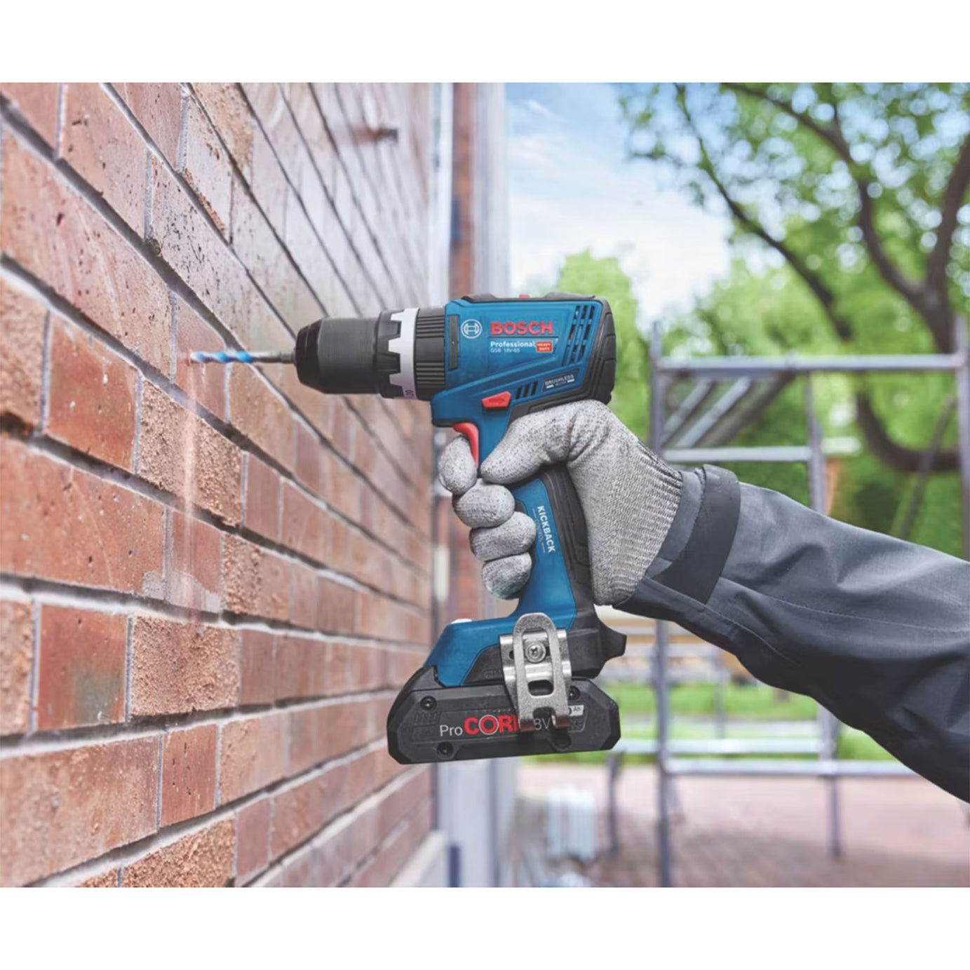 Bosch Combi Drill 06019N3373 18V 2x5.0Ah Li-Ion Brushless Soft Grip Compact - Image 2