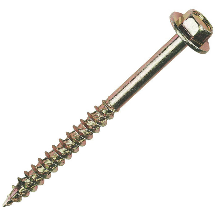 TurboCoach Screws Hex Flange Coach Carbon Steel Durable M6 x 90mm 500 Pack - Image 1