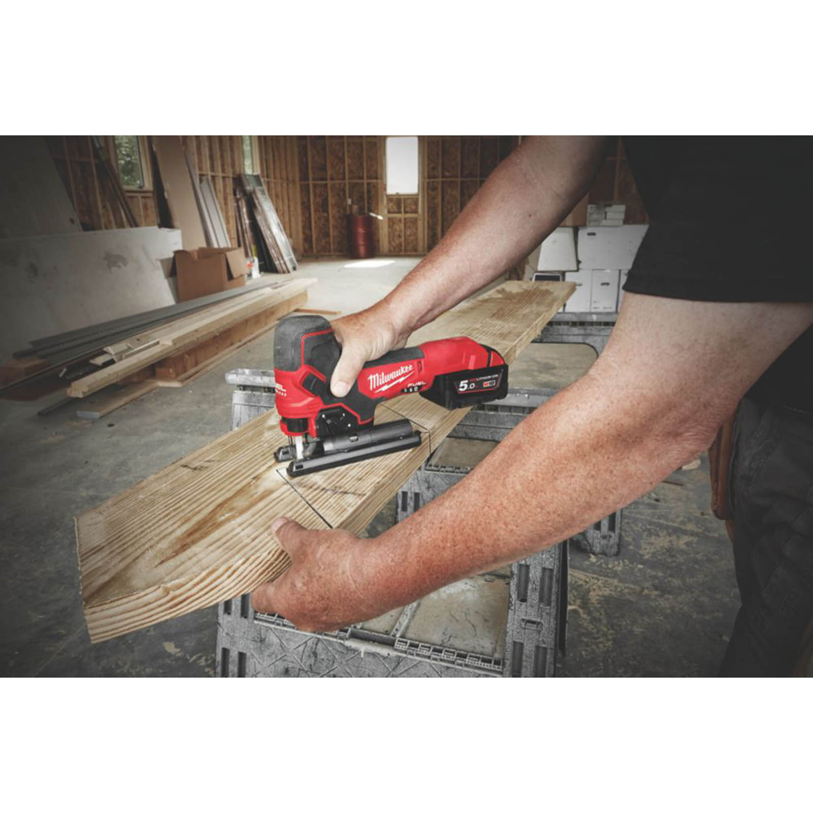 Milwaukee M18FBJS-0 FUEL 18V Li-Ion RedLithium Brushless Cordless Jigsaw - Bare - Image 3