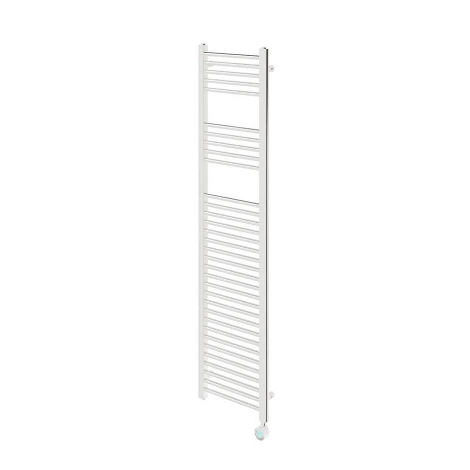 Flomasta 1600mm x 400mm 1364BTU Chrome Flat Electric Towel Radiator - Image 1