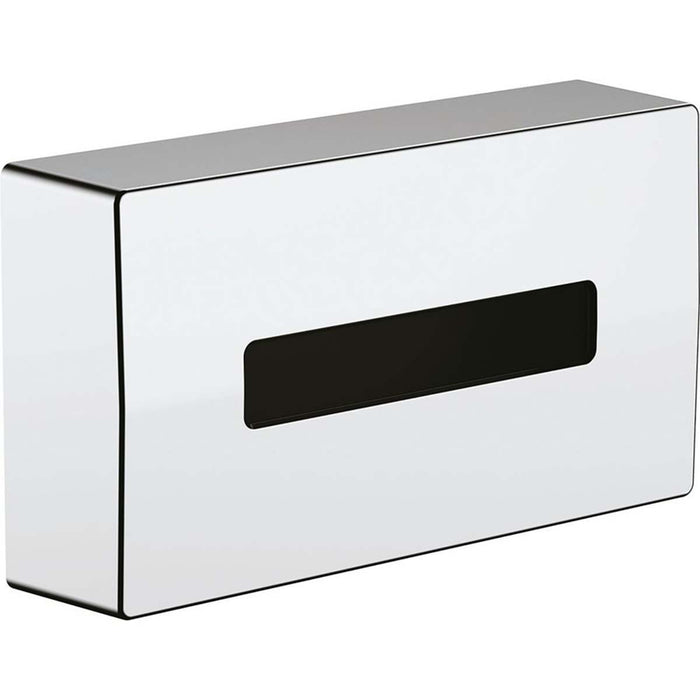 Hansgrohe Tissue Box Dispenser Wall-Mounted Chrome Plated Modern 145 mm x 265 mm - Image 2
