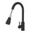 Etal Kitchen Mixer Tap Pull Out Hose Spray Single Lever Deck Mounted Matt Black - Image 1