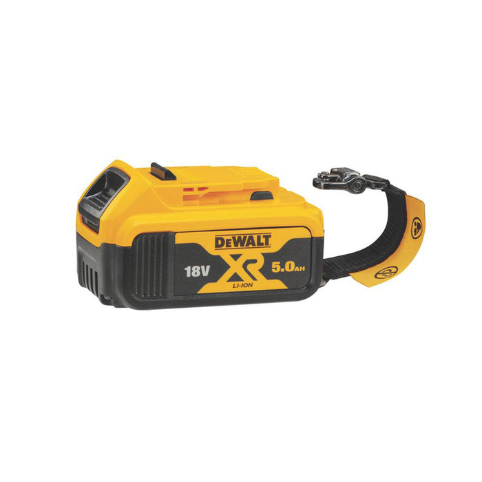 DeWalt Battery 5.0Ah Li-Ion Lanyard-Ready DCB184LR-XJ 18V Low Battery Indicator - Image 2