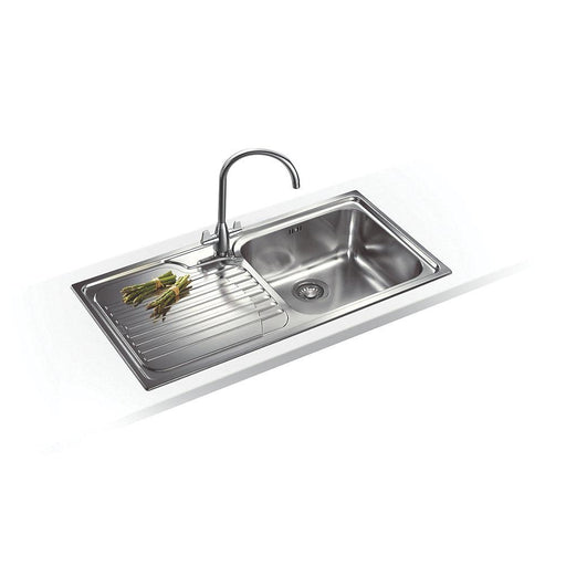 Franke Sink Inset Kitchen Stainless Steel 1 Bowl 1000 x 500mm Left-Hand Drainer - Image 1
