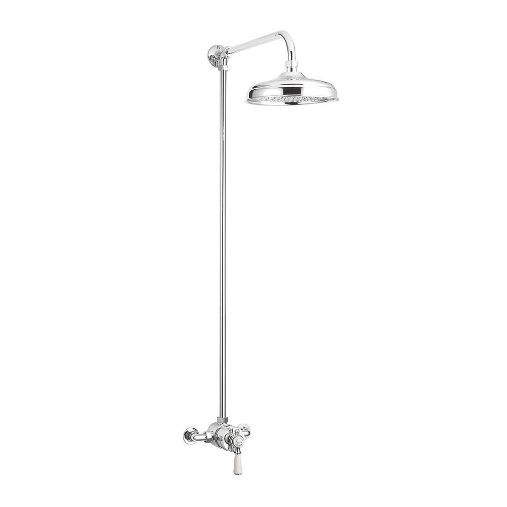 Mira Realm ER Rear-Fed Exposed Chrome Thermostatic Shower - Image 1