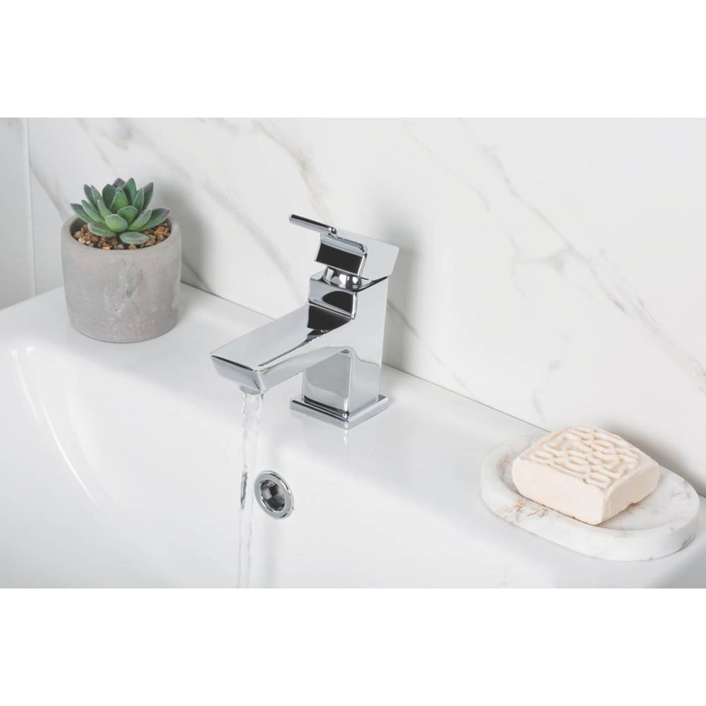 Bristan Bathroom Basin Tap Mono Mixer 112mm Chrome Single Lever Modern Faucet - Image 4