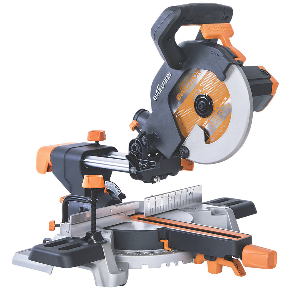 Evolution Mitre Saw Compound R210SMS Corded Electric Single-Bevel Sliding 1500W - Image 1