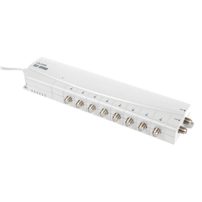 Labgear Aerial Amplifier with Bypass 8 Way 2 Inputs 5G Digital TV Radio Freeview - Image 2