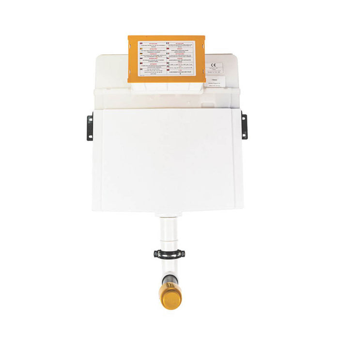 Fluidmaster Cistern Dual Flush 9Ltr Slim Concealed T02-0130-0240 Insulated White - Image 2