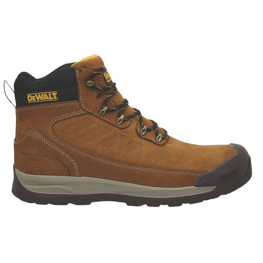 DeWalt Safety Boots Mens Standard Fit Brown Leather Steel Toe Cap Size 7 - Image 1