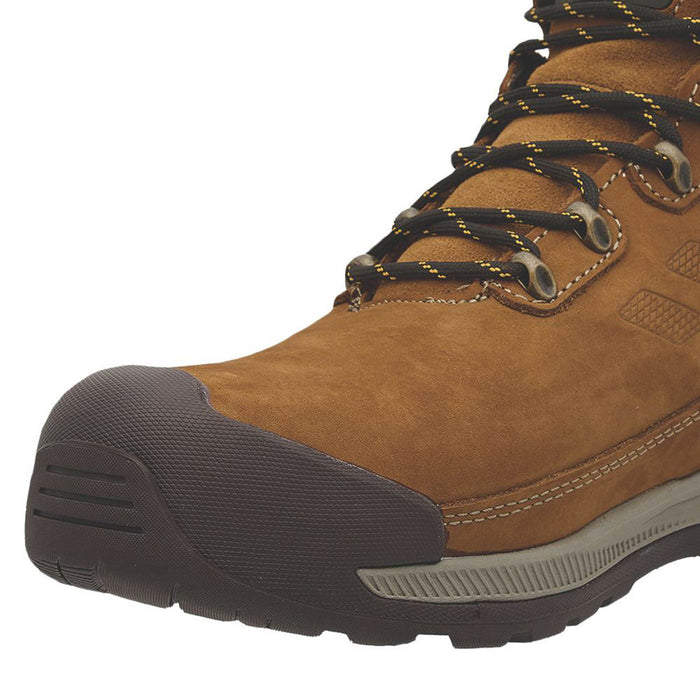 DeWalt Safety Boots Mens Standard Fit Brown Leather Steel Toe Cap Size 7 - Image 4