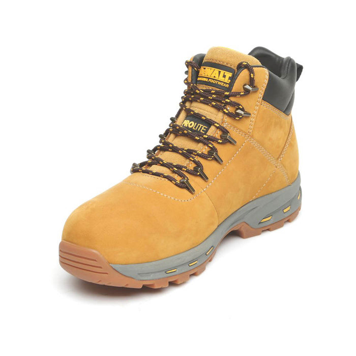 DeWalt Safety Boots Mens Standard Fit Wheat Leather Aluminium Toe Cap Size 9 - Image 4