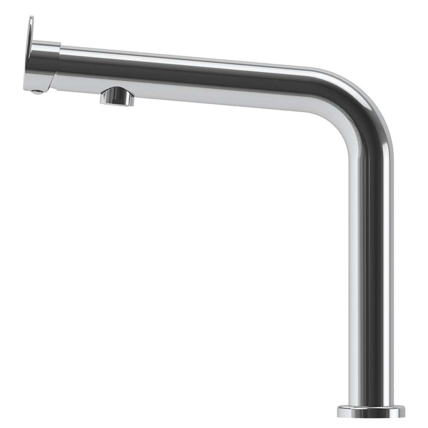 Cascabel Mono Mixer Tap Chrome Single Lever Control Modern (H)218 mm - Image 4