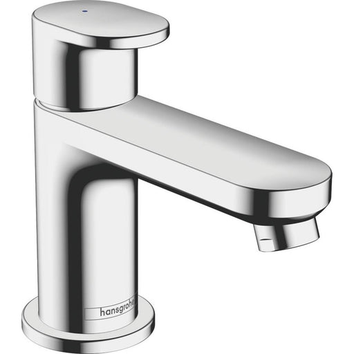 Hansgrohe Basin Pillar Tap Bathroom Single Lever Chrome Ergonomic Modern Brass - Image 1