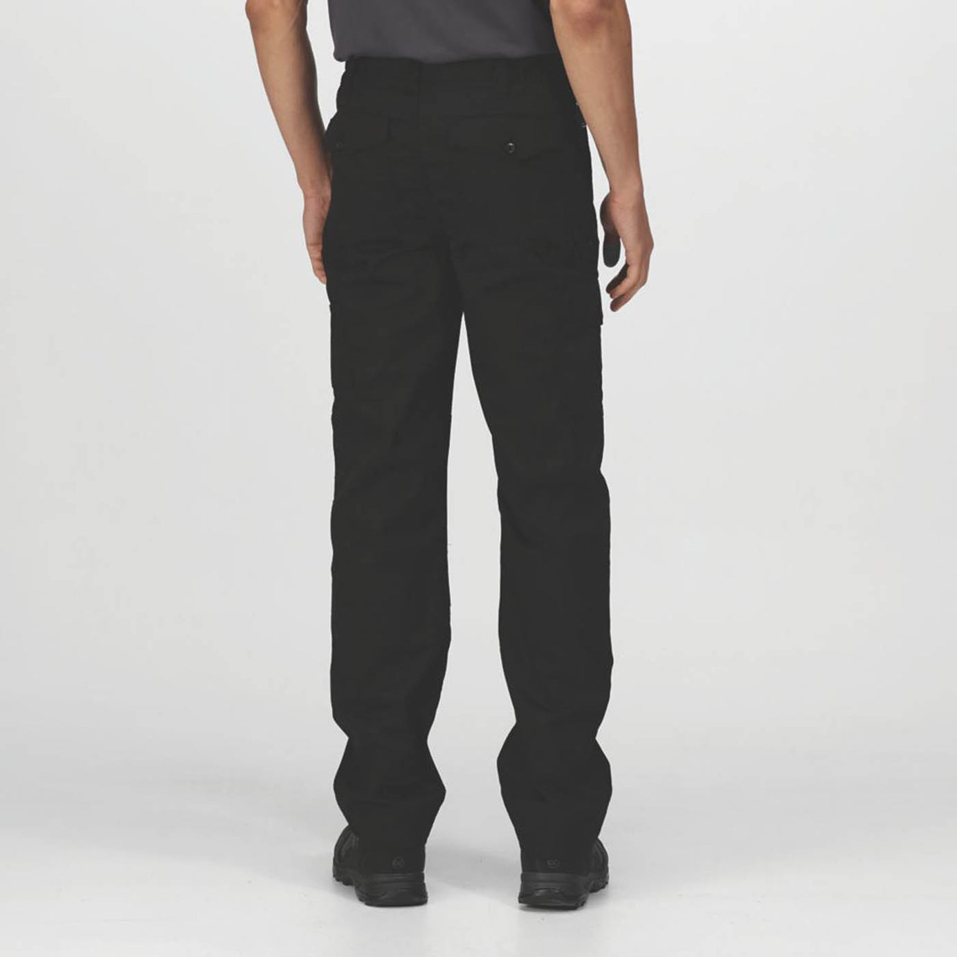 Regatta Pro Mens Work Trousers Black Cargo Classic Fit Multi Pockets 32" W 33" L - Image 4
