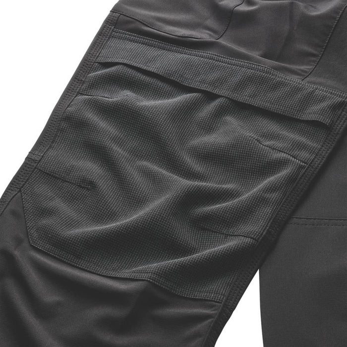 Site Work Trousers Black Multi-Pocket Lightweight Comfort Breathable 38" W 32" L - Image 4