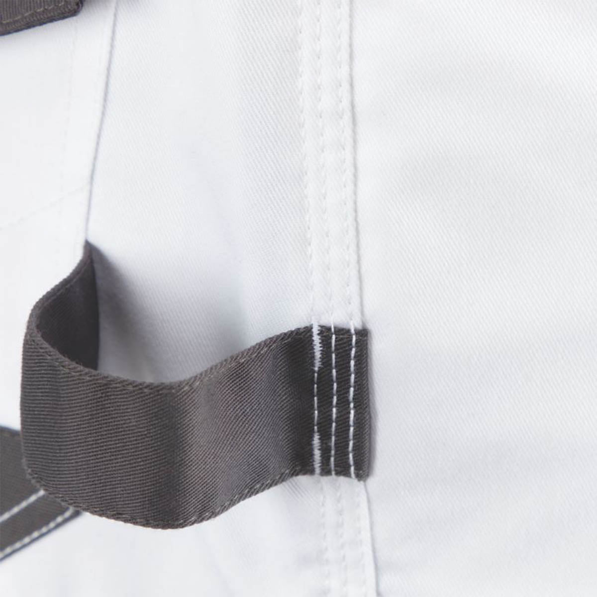 Site Work Trousers Mens Regular Fit White Grey Stretch Multi Pockets 40"W 32"L - Image 5