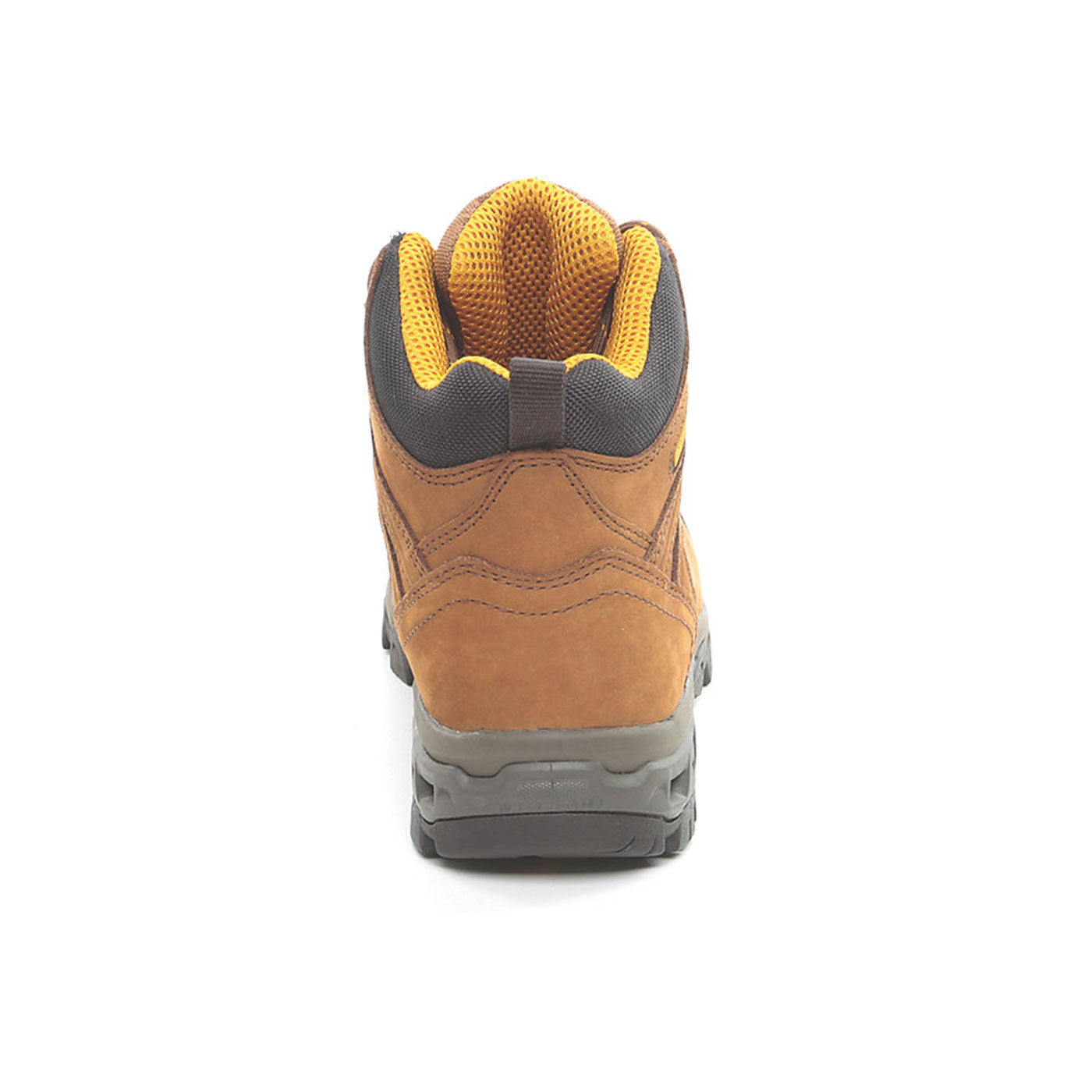 DeWalt Safety Boots Mens Wide Fit Brown Leather Work Shoes Aluminium Toe Size 9 - Image 3