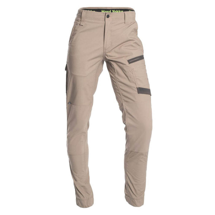 Mens Work Trousers Tan Brown Breathable Multi Pockets Raptor Cuff 30" W 32" L - Image 2