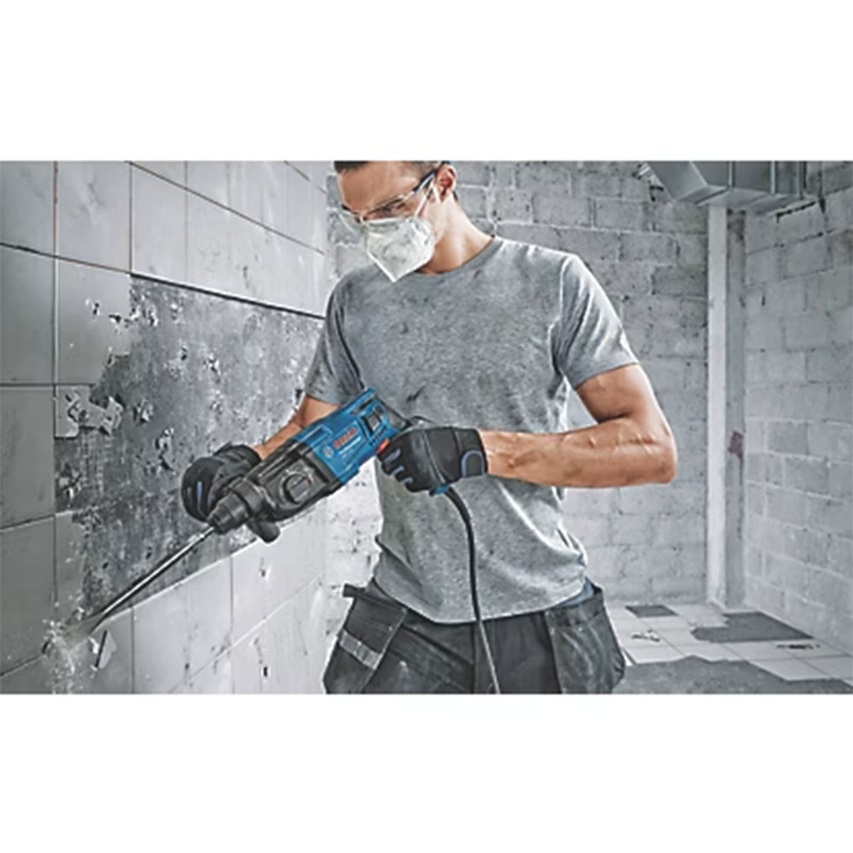Bosch SDS Hammer Drill GBH 2-21 Electric Variable Speed Heavy Duty Compact 720W - Image 3