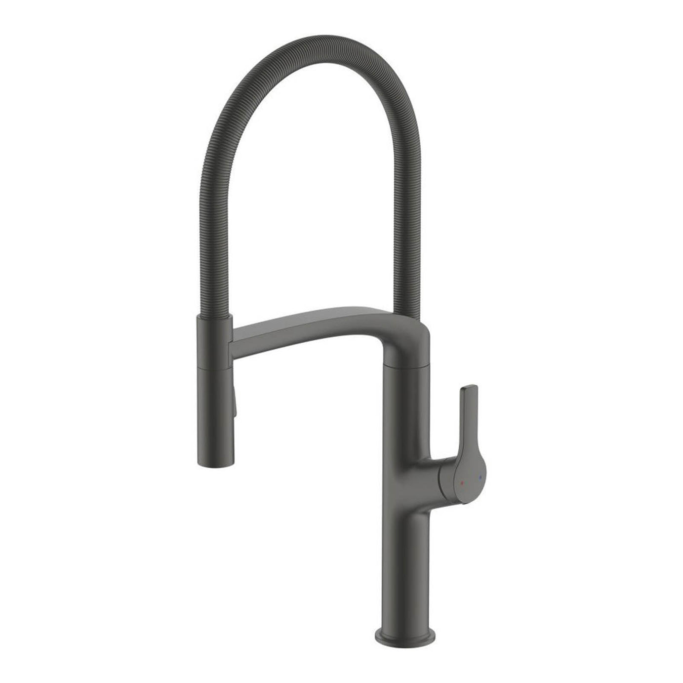 Swirl Boyne  Pull-Out Spray Mixer Kitchen Tap Titanium-Effect - Image 1