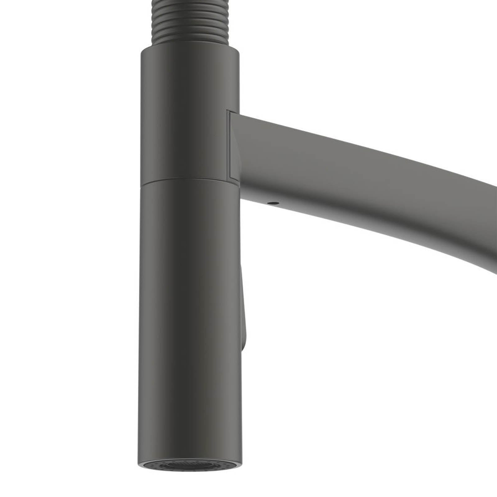 Swirl Boyne  Pull-Out Spray Mixer Kitchen Tap Titanium-Effect - Image 4