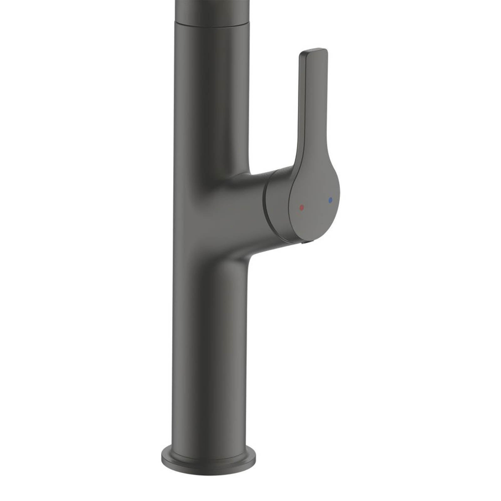 Swirl Boyne  Pull-Out Spray Mixer Kitchen Tap Titanium-Effect - Image 5