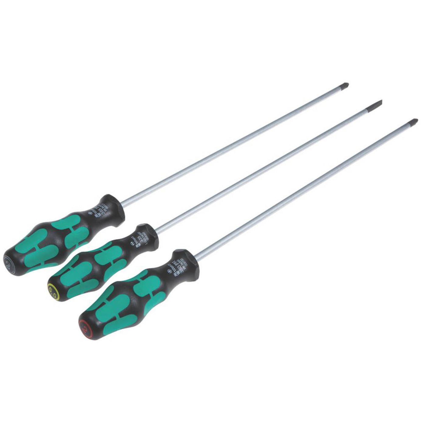 Wera Screwdriver Set Kraftform Plus Mixed Long Reach Kraftform Plus  3 Pieces - Image 1