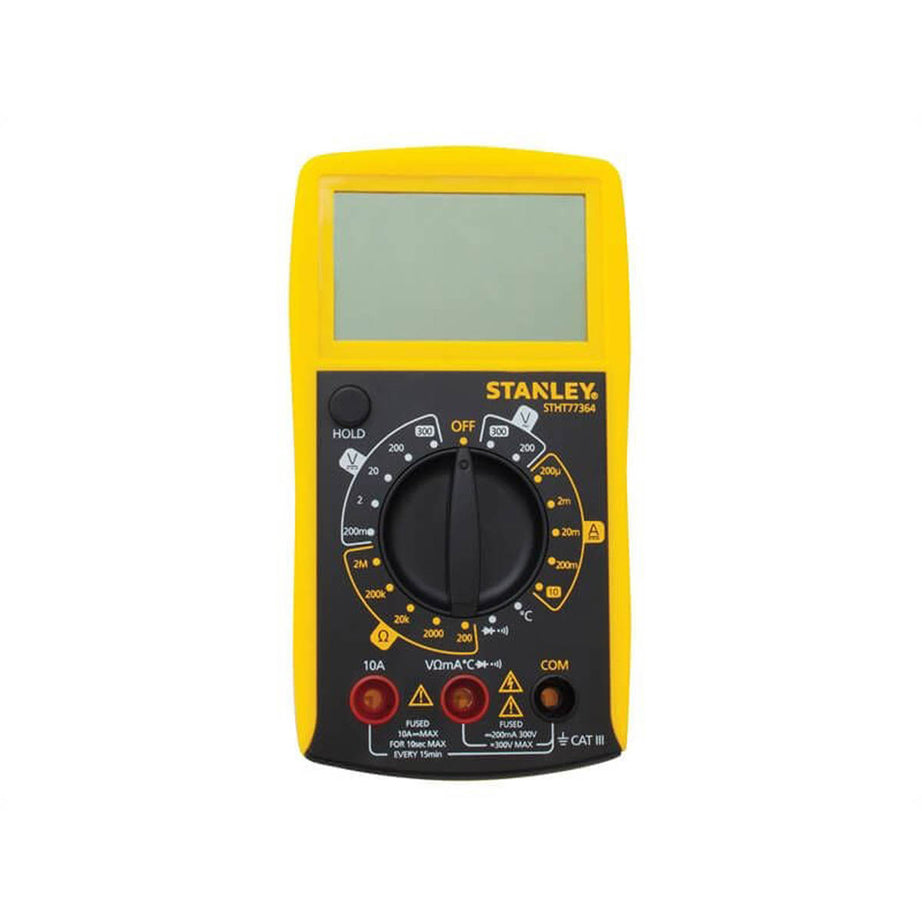Stanley Digital Multimeter AC/DC INT077364 LCD Display Durable 9 V Battery - Image 1