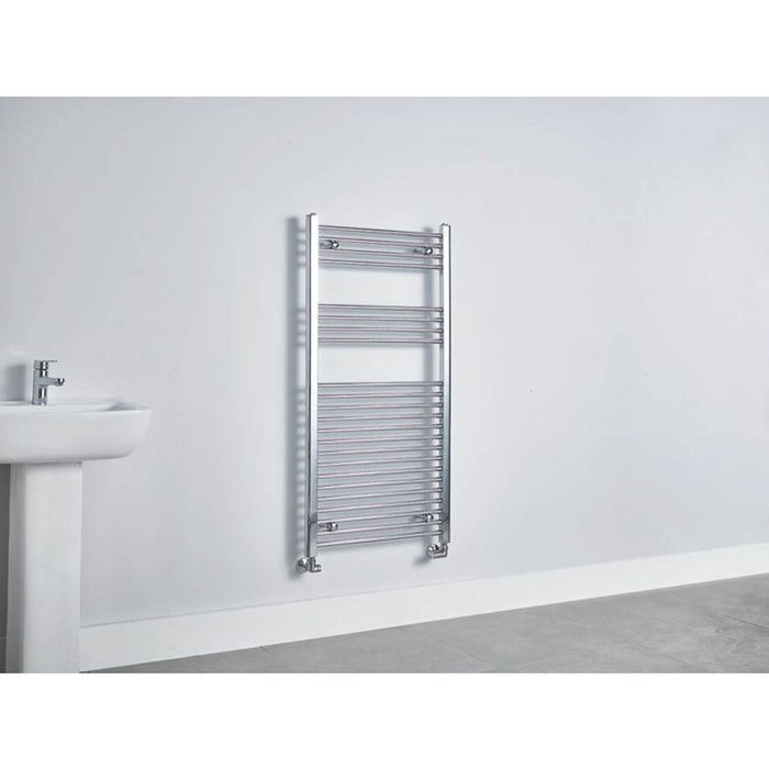 Blyss Bathroom Flat Towel Radiator Ladder Chrome 1200 x 600mm - Image 3