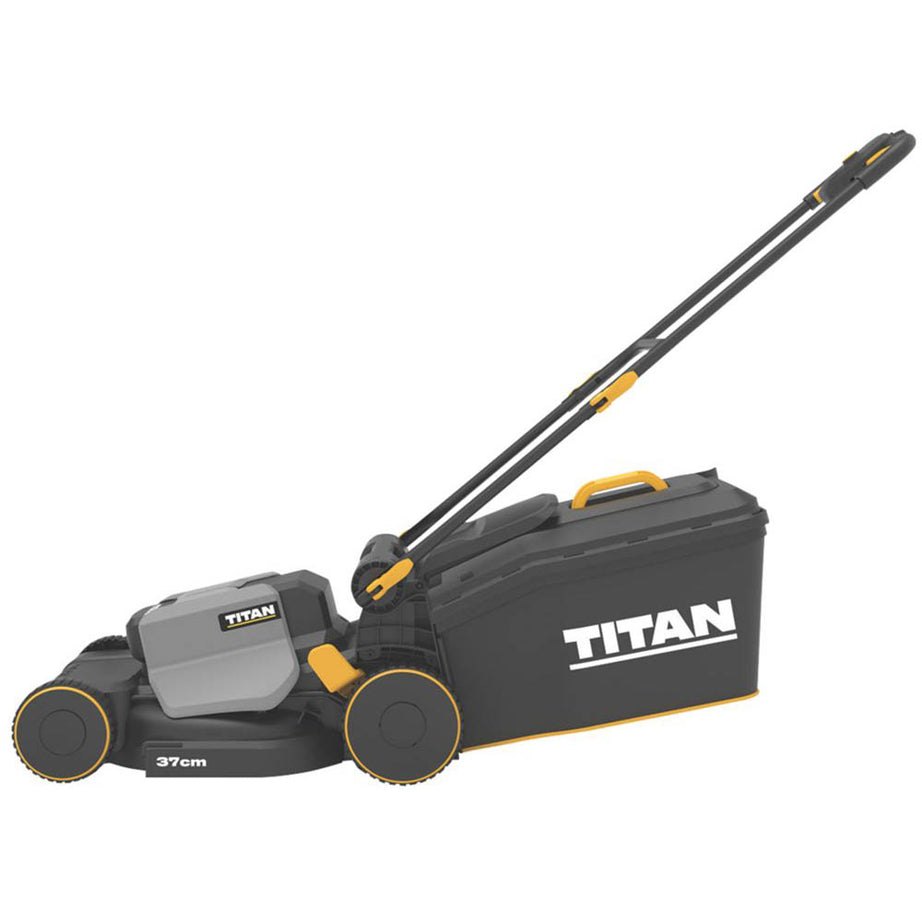 Titan Lawn Mower Electric GLM370MC Garden 37cm Grass Cutter Ergonomic 1700W - Image 2