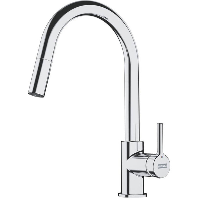 Kitchen Tap Mono Mixer Pull Out Spout Chrome Single Side Lever Stylish Modern - Image 1