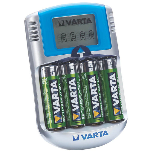 Varta Fast Battery Charger 57170201451 Backlit LCD Display 2600 mAh AA 100V 240V - Image 1