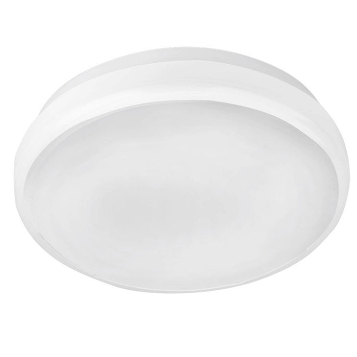 LED Bulkhead Light Round Indoor Outdoor Ceiling Or Wall Mounted White Waterproof - Image 1