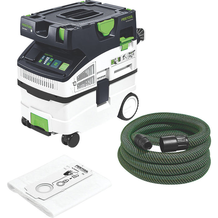 Festool Dust Extractor Mobile CTM MIDI I CLEANTEC Bluetooth 1200W - Image 2