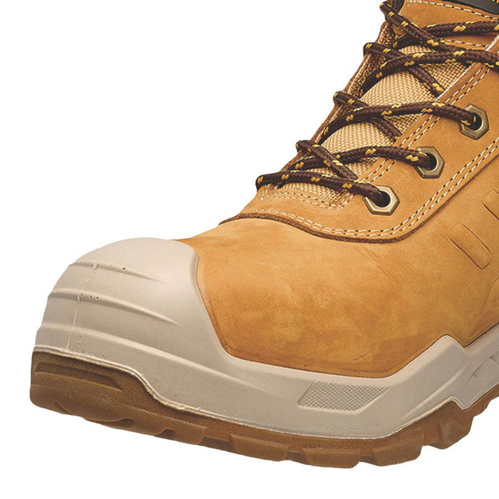 DeWalt Safety Boots Mens Standard Fit Wheat Leather Waterproof Steel Toe Size 12 - Image 4