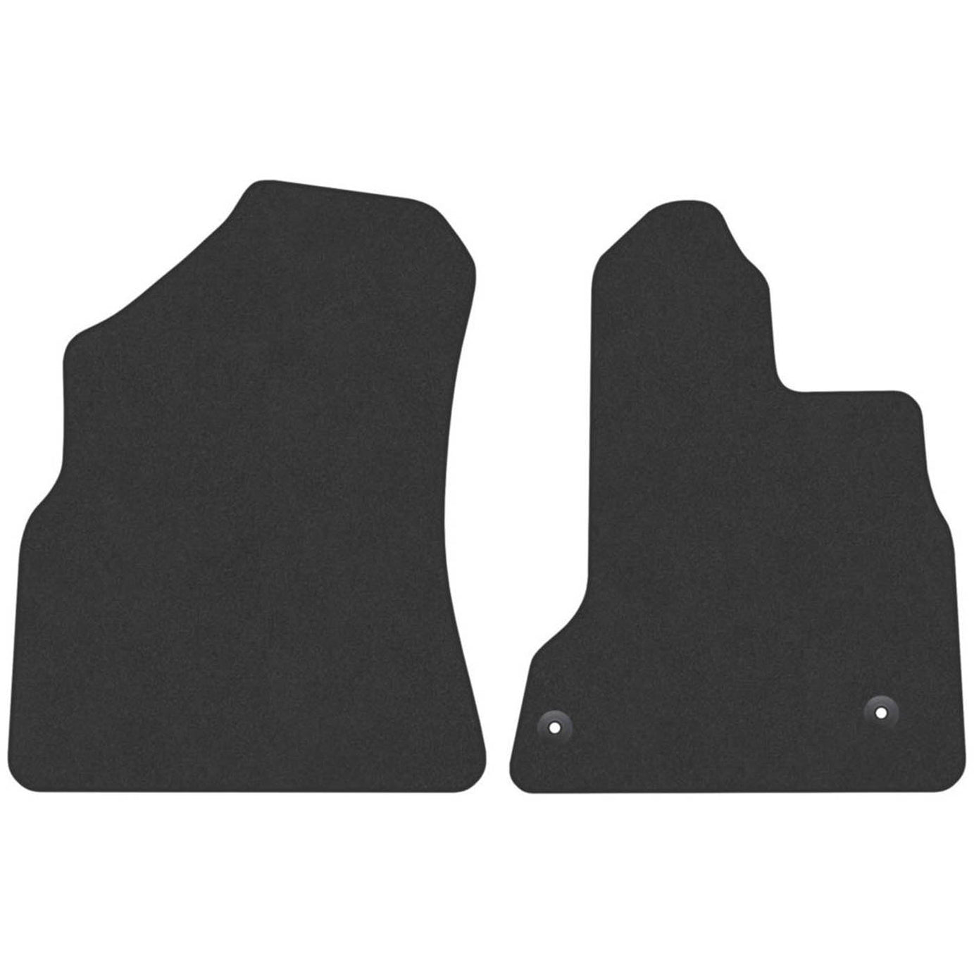 Car Mat Co. Floor Mats 2 Piece Set Carpet Rubber For Citroen Berlingo 2008-2018 - Image 1