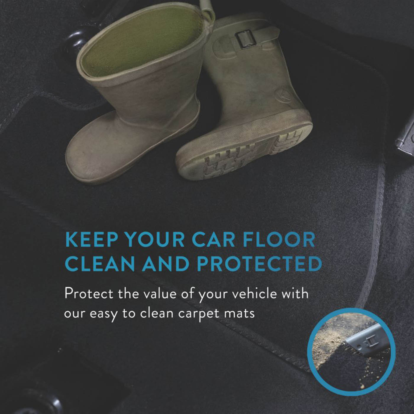 Car Mat Co. Floor Mats 2 Piece Set Carpet Rubber For Citroen Berlingo 2008-2018 - Image 5