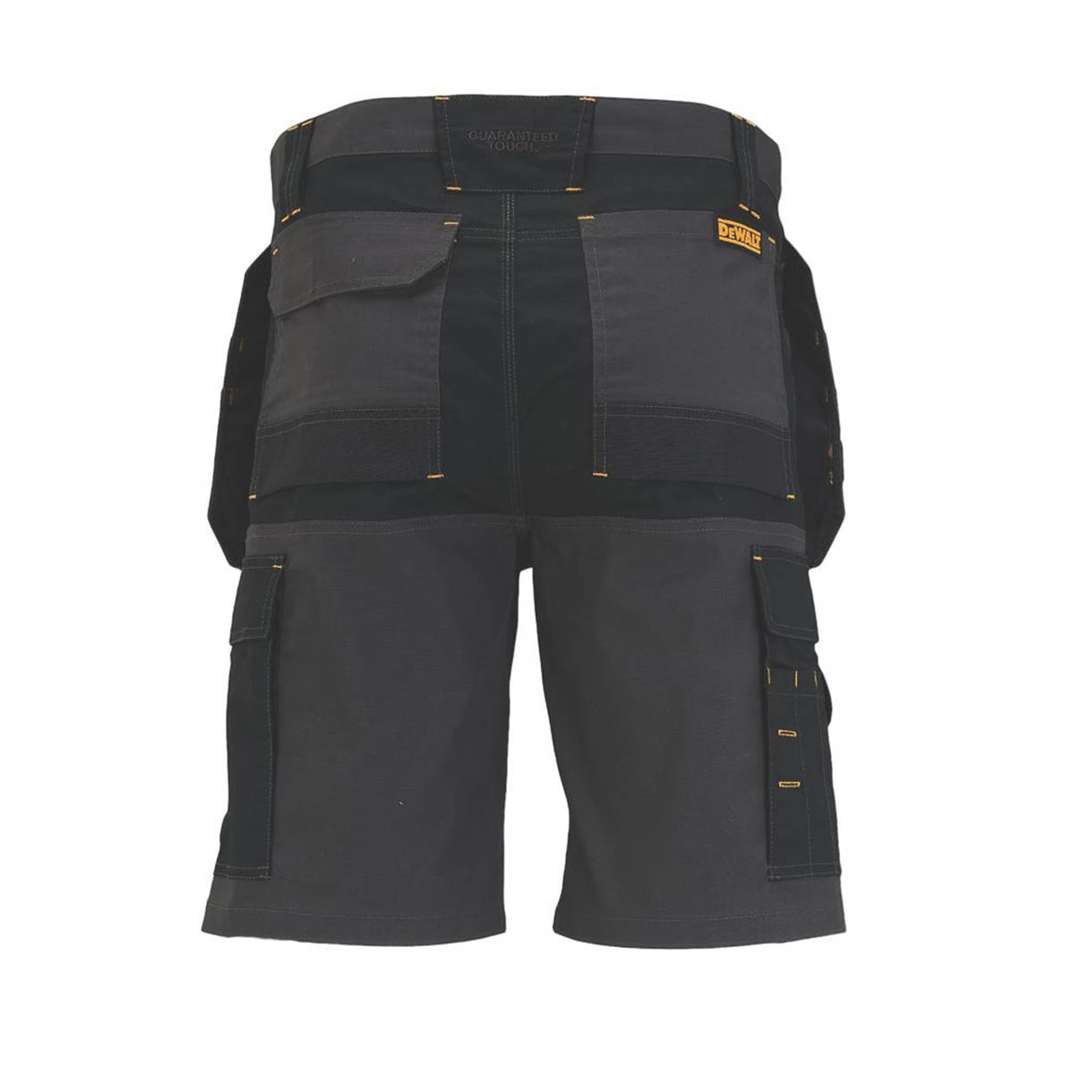 DeWalt Work Shorts Mens Regular Fit Grey Black Multi Pocket Breathable 38"W - Image 2