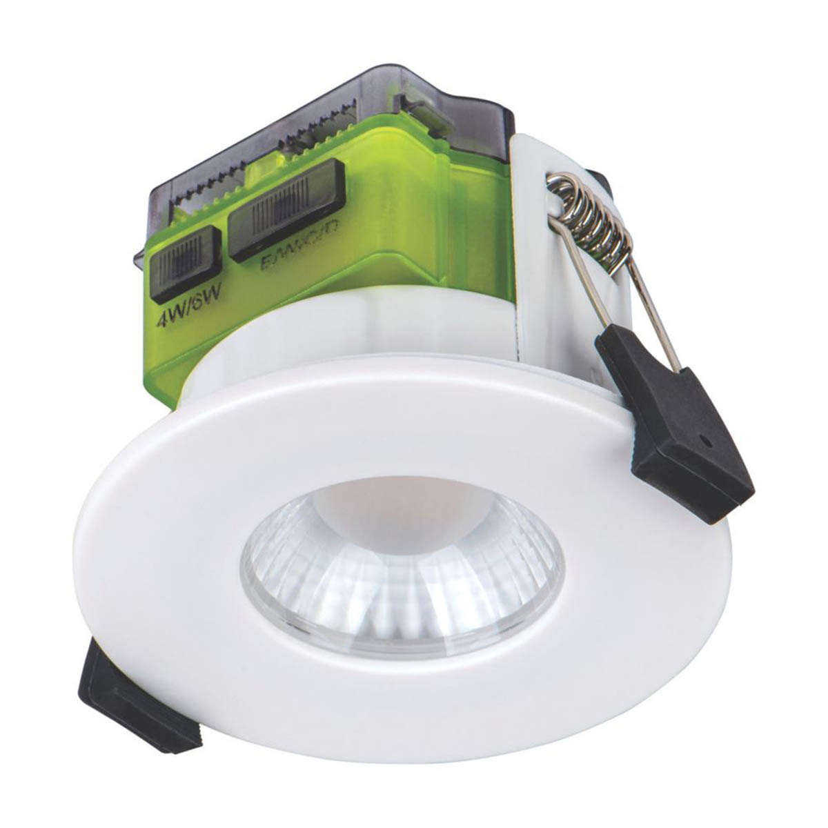 Luceco LED Downlights Bathroom Fixed Fire Rated Variable White Round 10 Pack - Image 2