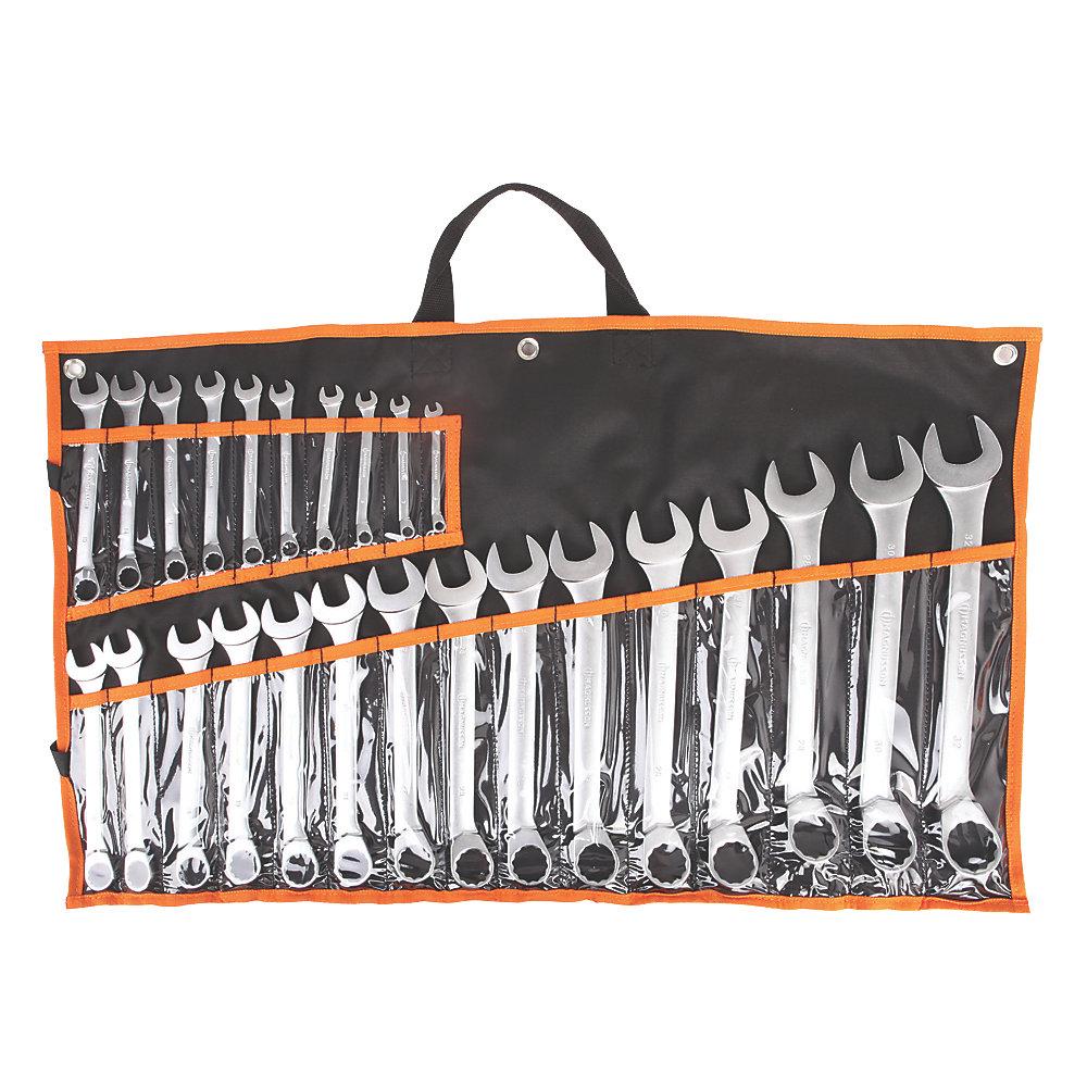Magnusson Combination Spanner Set 25 Pcs Hardened Tempered Corrosion-Resistant - Image 3