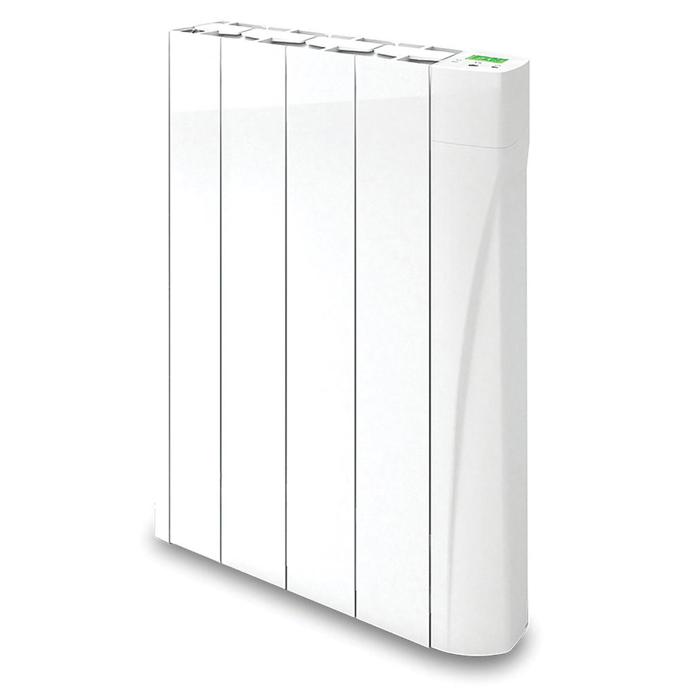 Oil-Filled Radiator Electric Smart White Programmable 500W (H)57.5 x (W)42.5cm - Image 1