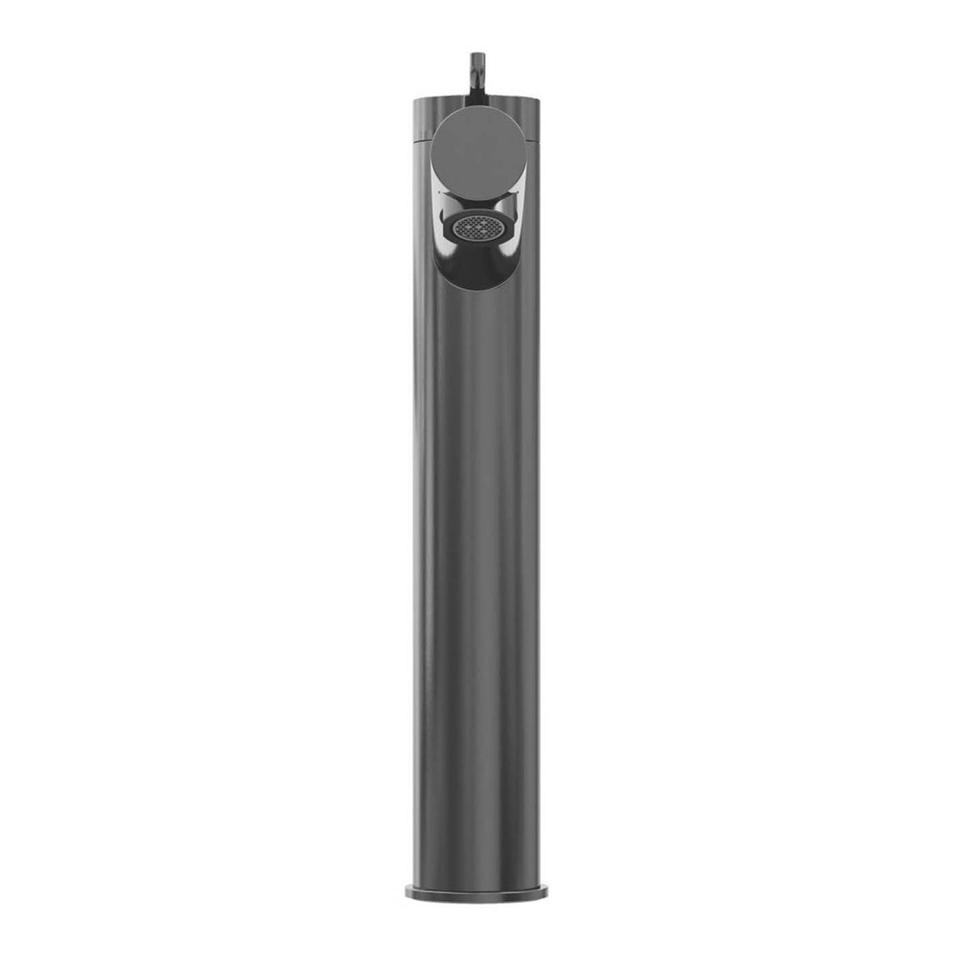 Swirl Bathroom Basin Tap Mono Mixer Titanium 250mm Single Lever Modern Faucet - Image 5
