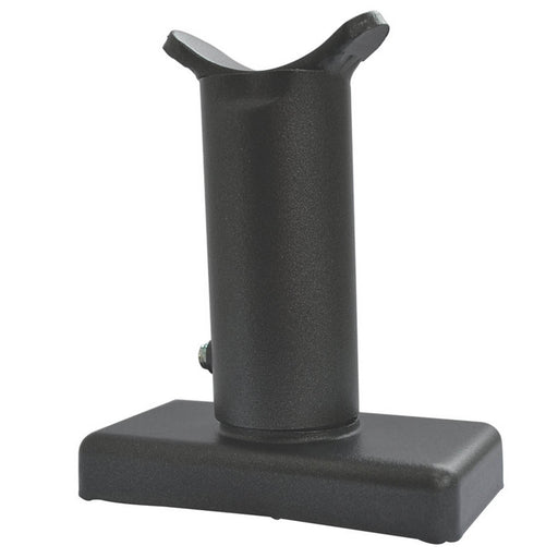 Acova Column Radiator Support Foot Black Single Traditional (H)100-150mm - Image 1
