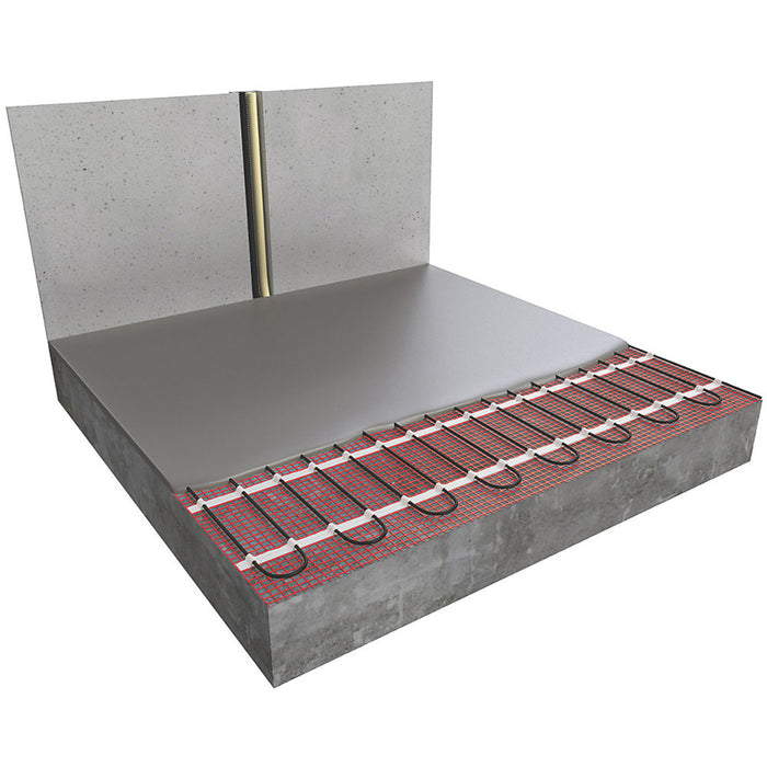 Klima Underfloor Heating Mat Single-Sided Connection Self-Adhesive Base 5 m² - Image 4