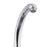 Kitchen Sink Mixer Tap Swivel Spout Dual Lever Chrome Brass Modern Round Head - Image 2